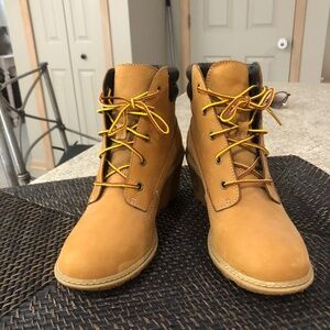 Womens Timberland wedge boots